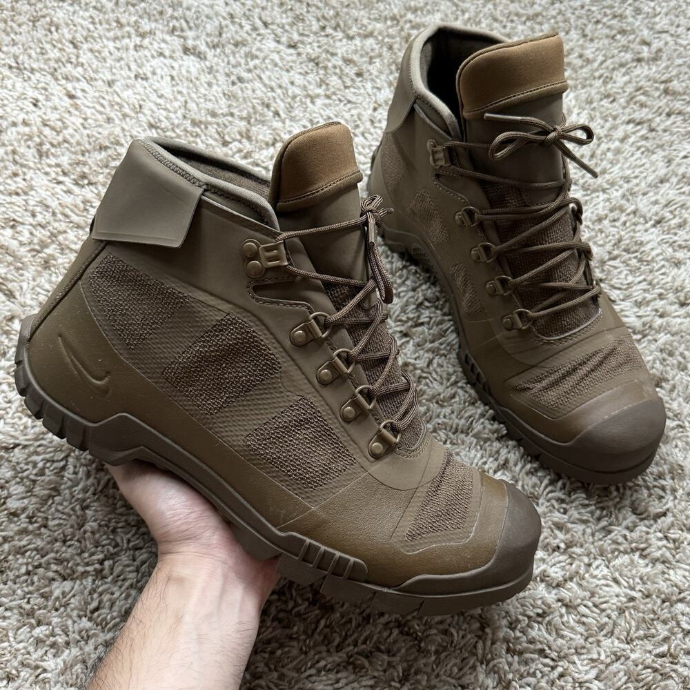Nike SFB Mountain Military Brown Boots 654875-900 Hiking Men's Size 10.5